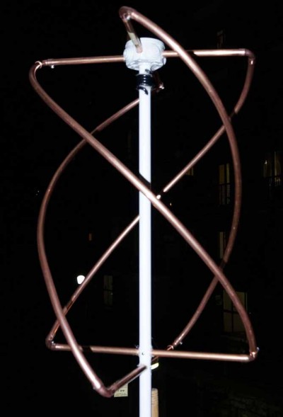Antenna ad elica quadrifilare QFH per la Ricezione dei Segnali APT dai Satelliti Polari NOAA