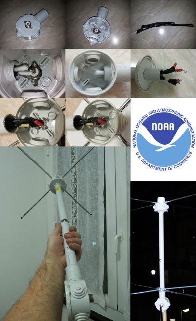 Antenna Turnstile per la Ricezione dei Segnali APT dai Satelliti Polari NOAA